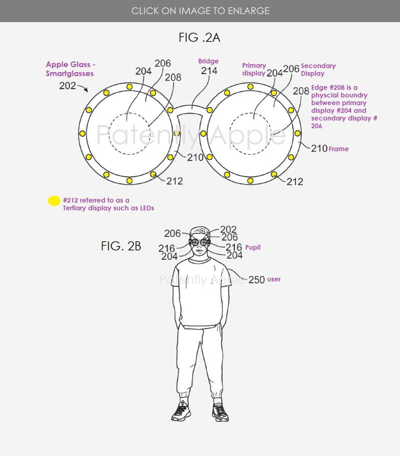 苹果眼镜新专利公布，集成三种显示效果，可玩性拉满