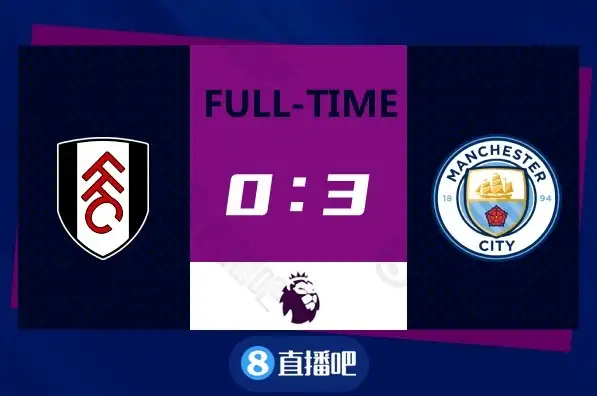 英超-阿圭罗点射破荒 热苏斯斯通斯破门曼城3-0富勒姆两连胜