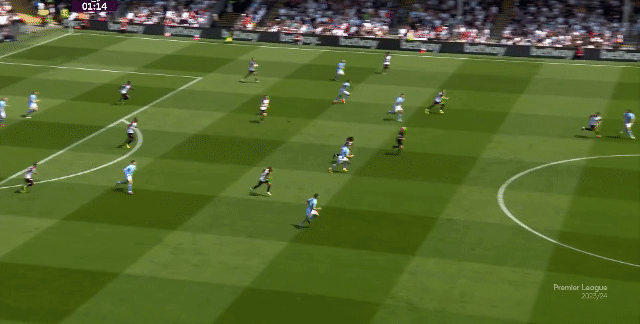 曼城4-0富勒姆，领先阿森纳两分+下场战热刺，争冠形势非常微妙