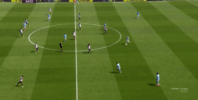 曼城4-0富勒姆，领先阿森纳两分+下场战热刺，争冠形势非常微妙