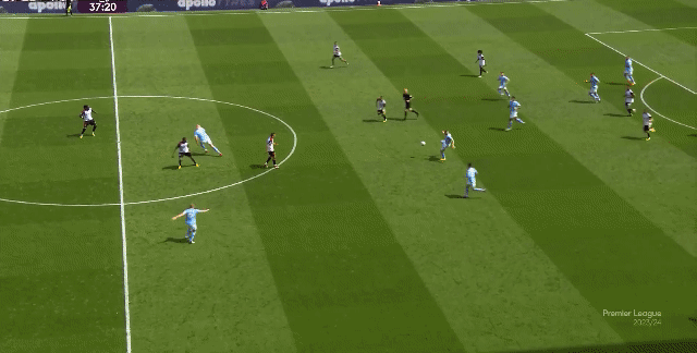 曼城4-0富勒姆，领先阿森纳两分+下场战热刺，争冠形势非常微妙