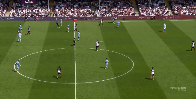 曼城4-0富勒姆，领先阿森纳两分+下场战热刺，争冠形势非常微妙