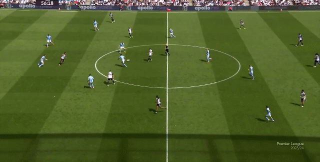 曼城4-0富勒姆，领先阿森纳两分+下场战热刺，争冠形势非常微妙