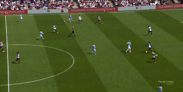 曼城4-0富勒姆，领先阿森纳两分+下场战热刺，争冠形势非常微妙