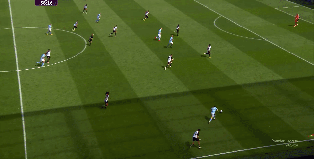 曼城4-0富勒姆，领先阿森纳两分+下场战热刺，争冠形势非常微妙