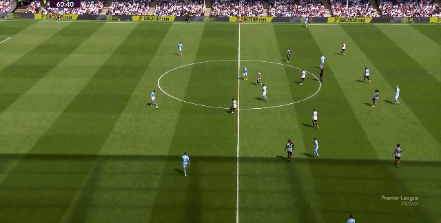 曼城4-0富勒姆，领先阿森纳两分+下场战热刺，争冠形势非常微妙