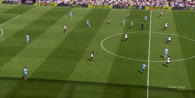 曼城4-0富勒姆，领先阿森纳两分+下场战热刺，争冠形势非常微妙