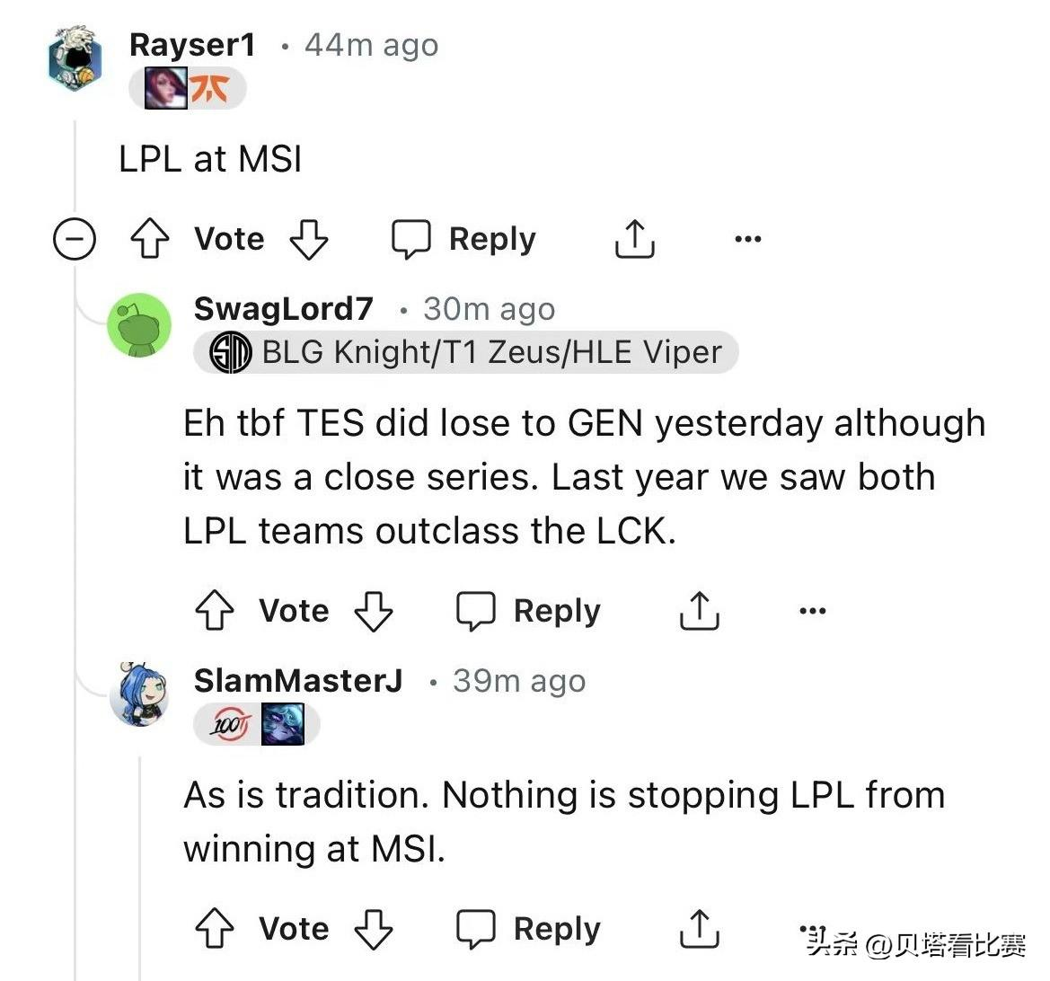 外网热议BLG击败T1：这就是MSI上的LPL！从BP到发挥，T1全被压制