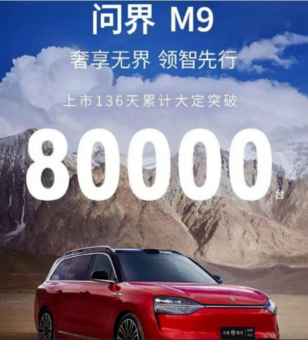 问界M9大定破8万，赛力斯驶入“安全区”？