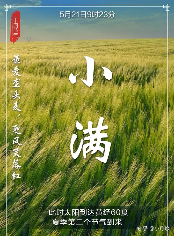 今天小满，小得盈满，美好初夏到了
