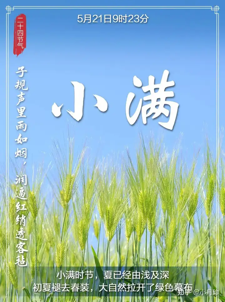 今天小满，小得盈满，美好初夏到了