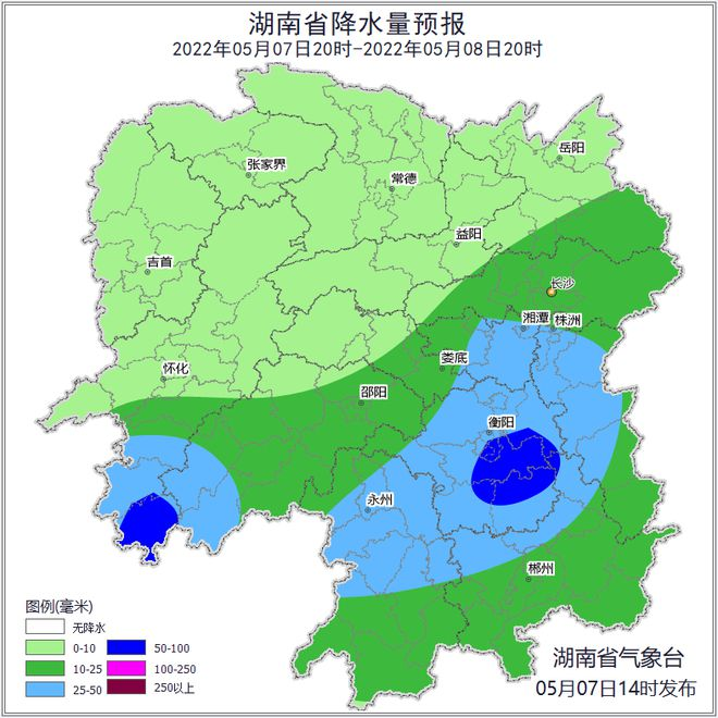7日起湖南降水来袭，局地大到暴雨并伴有强对流