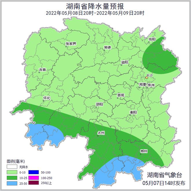 7日起湖南降水来袭，局地大到暴雨并伴有强对流