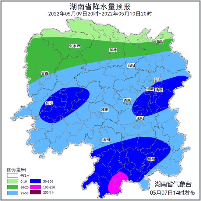 7日起湖南降水来袭，局地大到暴雨并伴有强对流