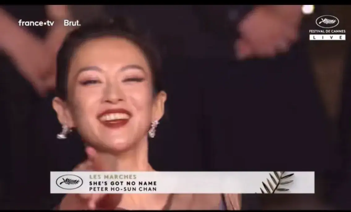 章子怡戛纳待遇:红毯清场，是枝裕和主动搭讪，杨幂李现成她跟班