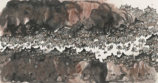 宁波女婿回甬办画展，好友俞敏洪来助阵