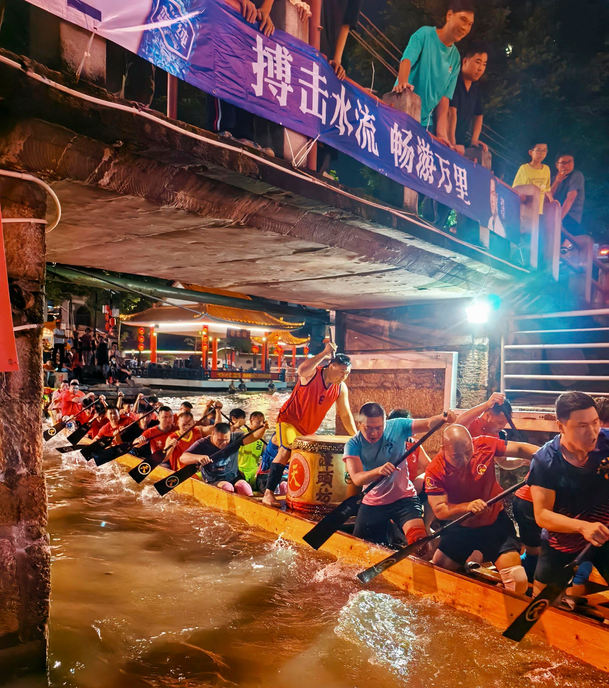 图集丨叠滘龙船漂移大赛：赛前训练热血精彩瞬间