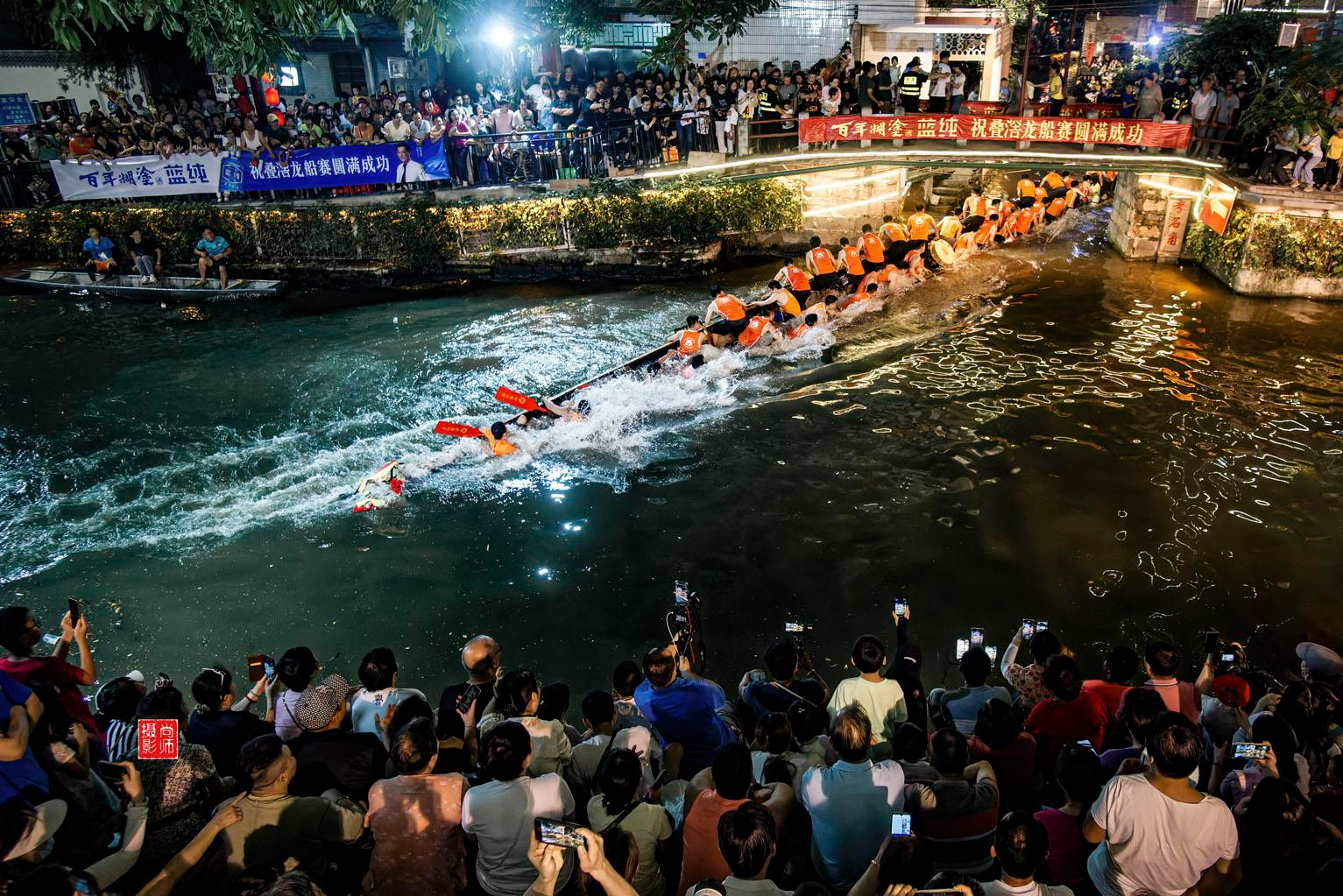 图集丨叠滘龙船漂移大赛：赛前训练热血精彩瞬间