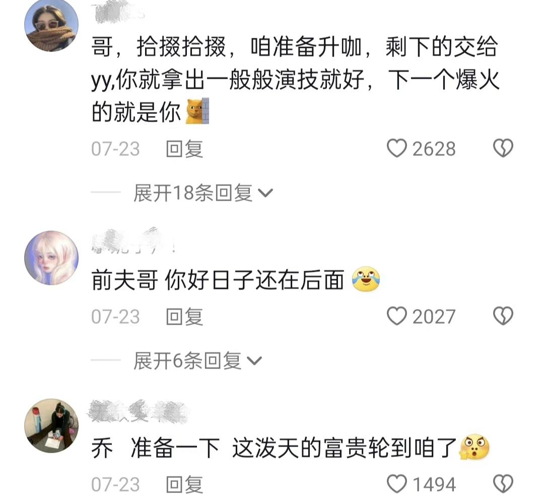 笑疯在徐海乔评论区了，刘亦菲新剧4个男主都没他的位置-徐海乔不火了