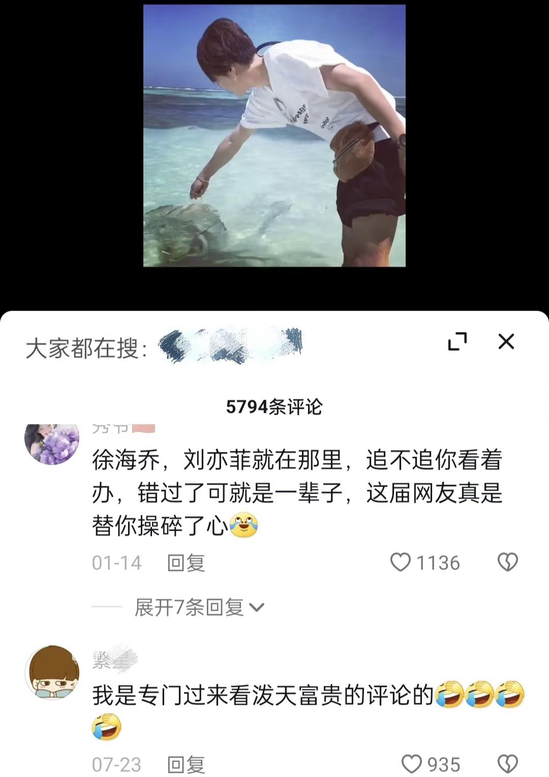 笑疯在徐海乔评论区了，刘亦菲新剧4个男主都没他的位置-徐海乔不火了