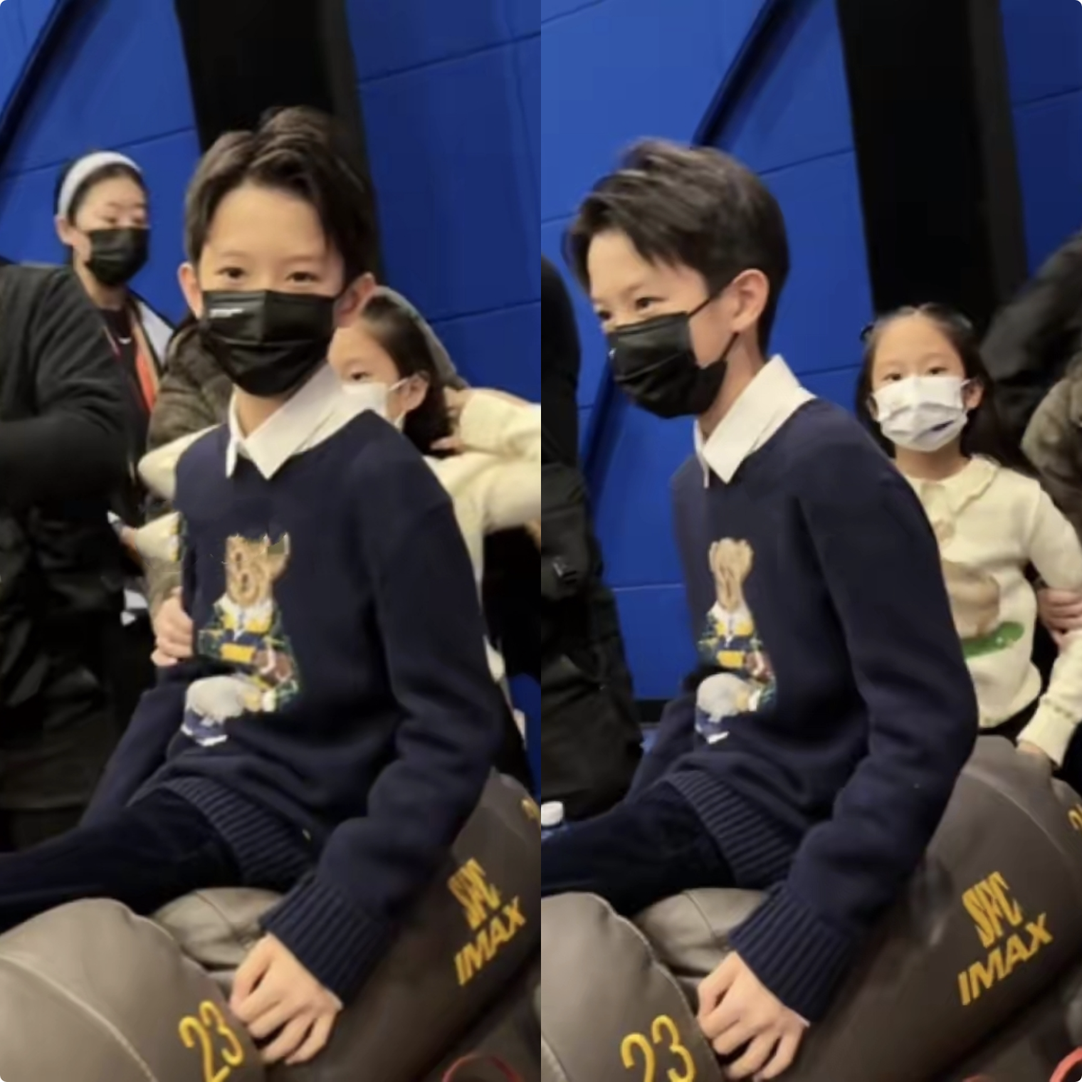 孙俪分享母亲节礼物，12岁儿子高情商回答爸妈掉河里先救谁的难题-孙俪9岁儿子