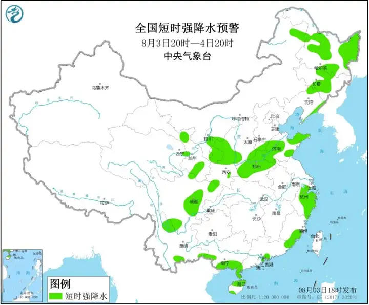 强对流蓝色预警！内蒙古黑龙江吉林等地有8至10级雷暴大风-内蒙12级大风