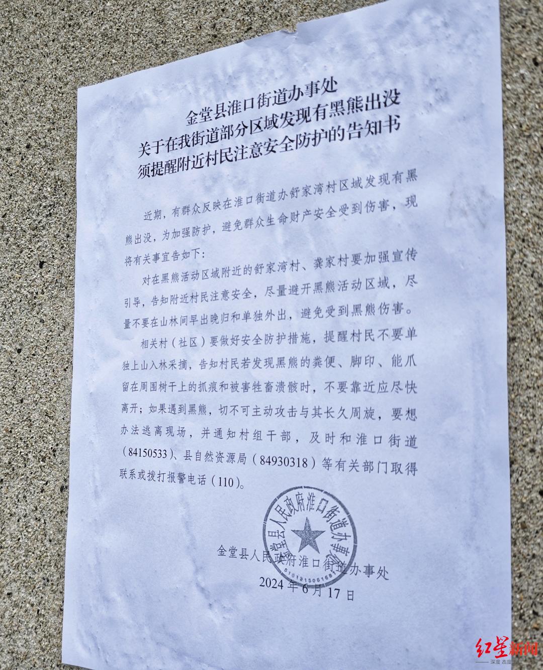 探访金堂舒家湾黑熊出没地：偷食留下一地鸡毛，当地发布提醒-金堂县舒家湾介绍