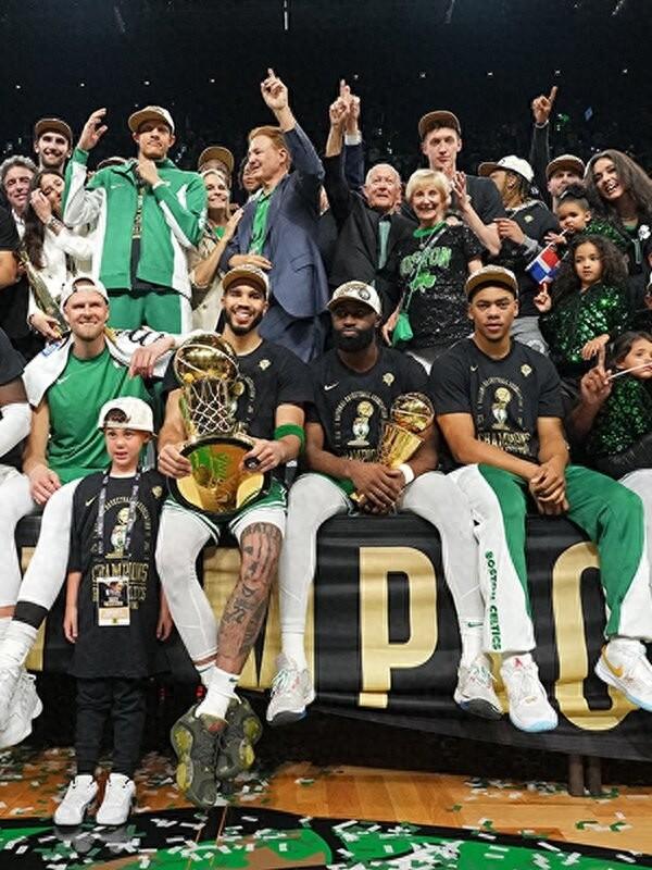 夺冠太轻松了？掘金去年击败黑七黑八夺冠，绿军击败黑五黑六夺冠-掘金比赛录像回放