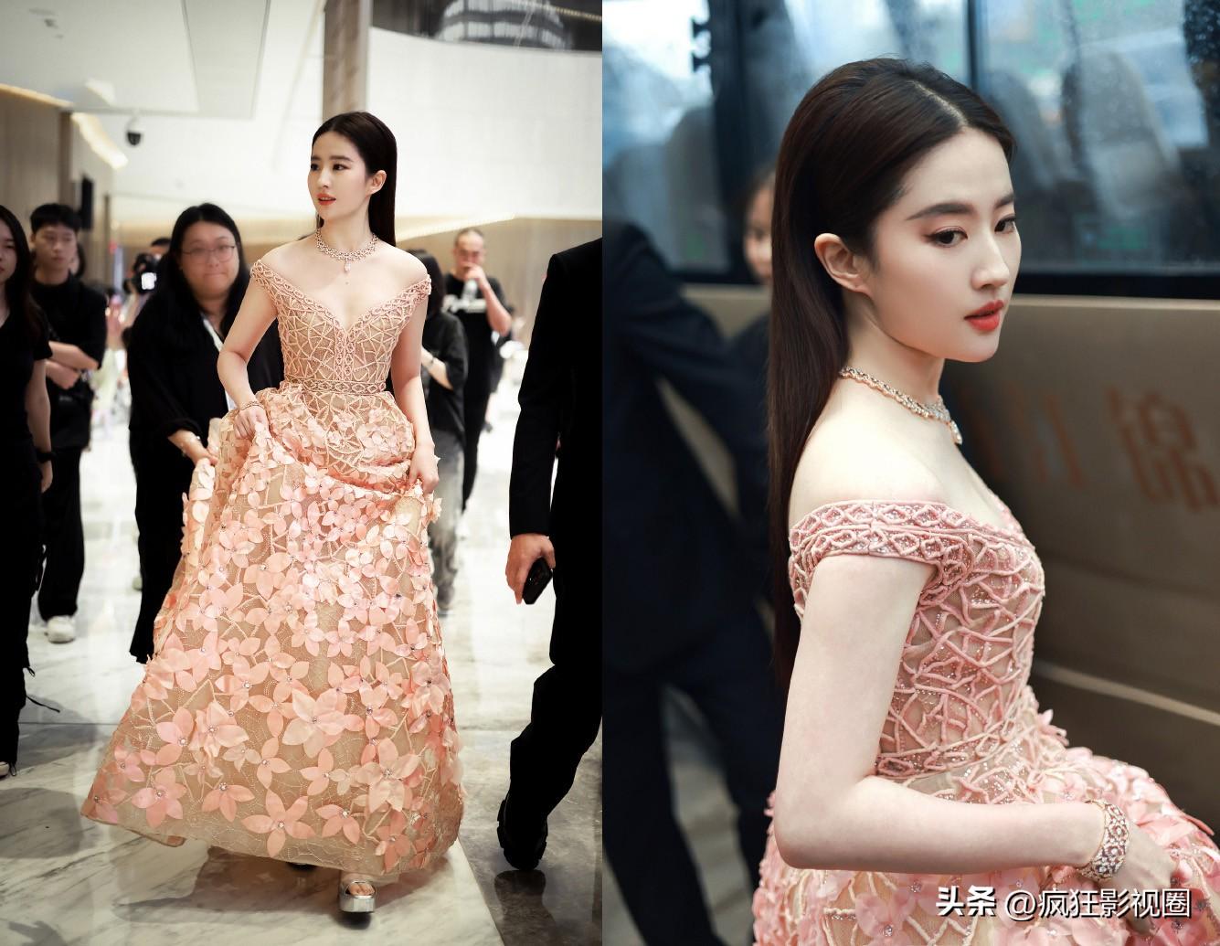 刘亦菲、唐嫣性感，闫妮微醺，姜妍烂漫，白玉兰场内场外都很惊艳-刘亦菲唐嫣同台