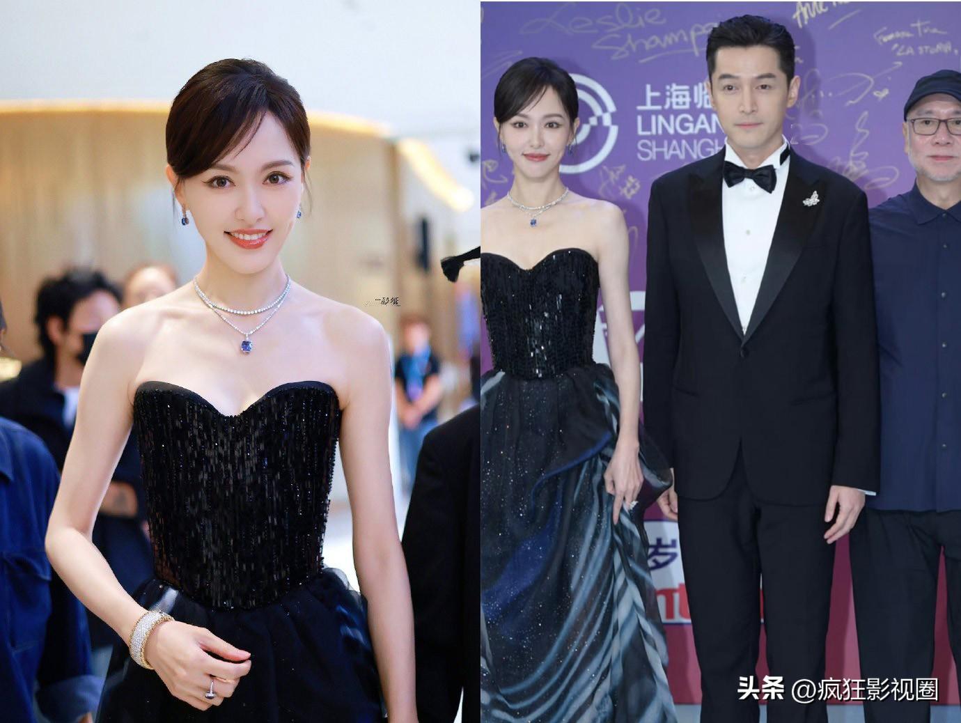 刘亦菲、唐嫣性感，闫妮微醺，姜妍烂漫，白玉兰场内场外都很惊艳-刘亦菲唐嫣同台