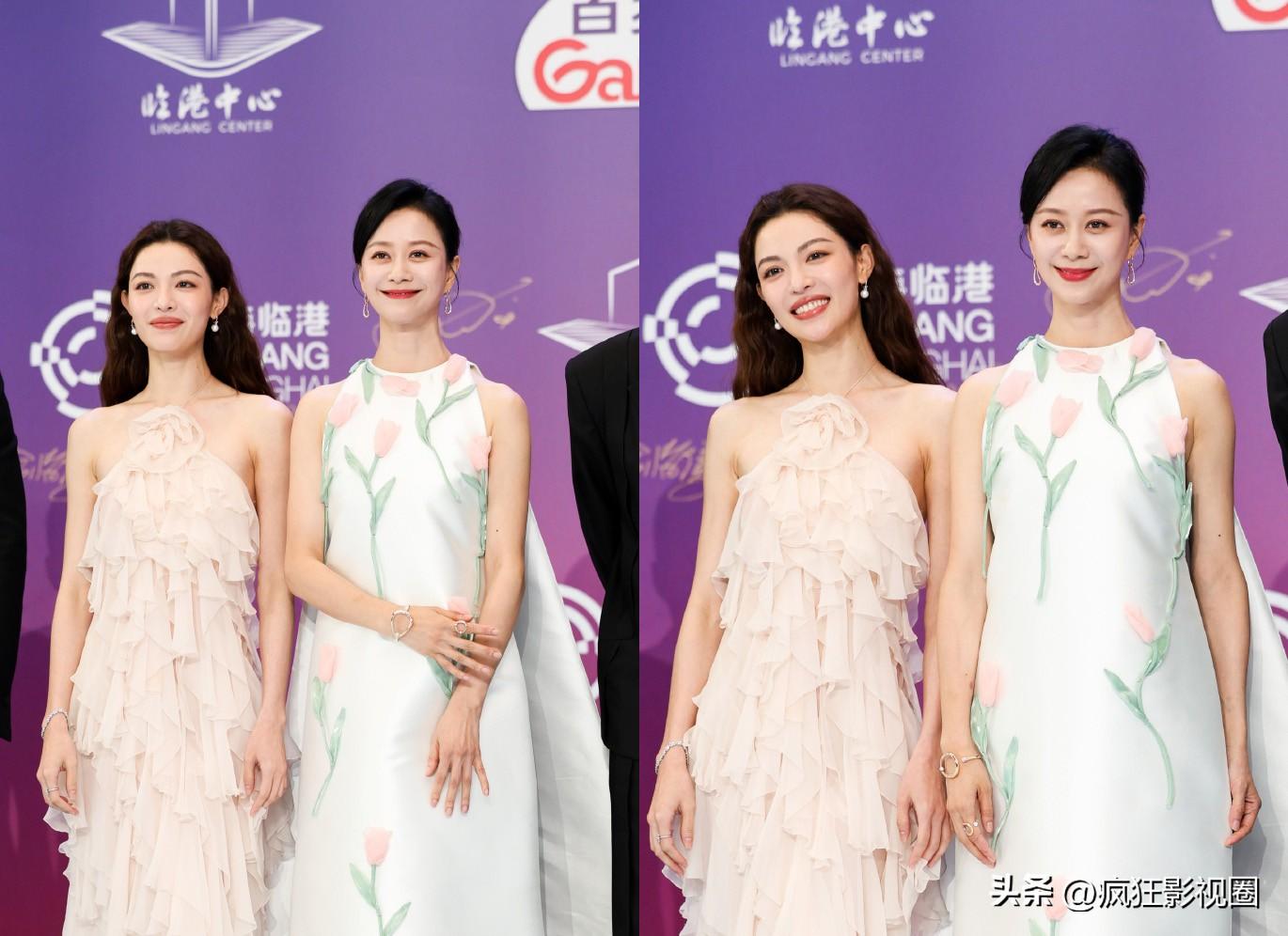 刘亦菲、唐嫣性感，闫妮微醺，姜妍烂漫，白玉兰场内场外都很惊艳-刘亦菲唐嫣同台