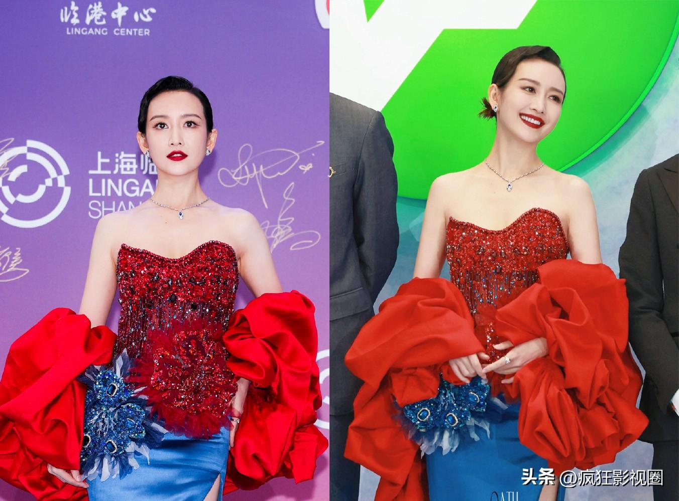 刘亦菲、唐嫣性感，闫妮微醺，姜妍烂漫，白玉兰场内场外都很惊艳-刘亦菲唐嫣同台
