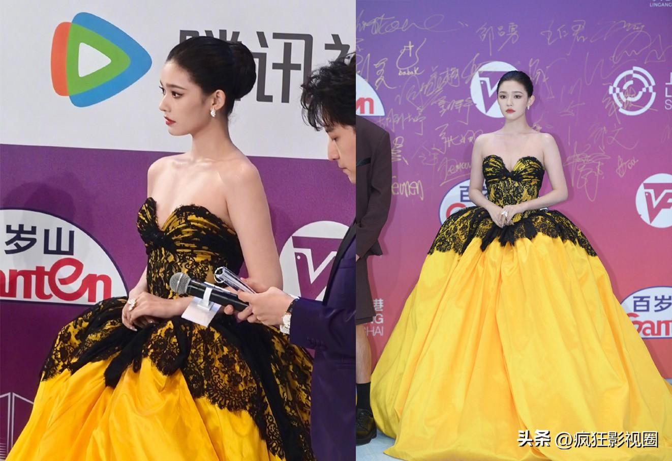 刘亦菲、唐嫣性感，闫妮微醺，姜妍烂漫，白玉兰场内场外都很惊艳-刘亦菲唐嫣同台