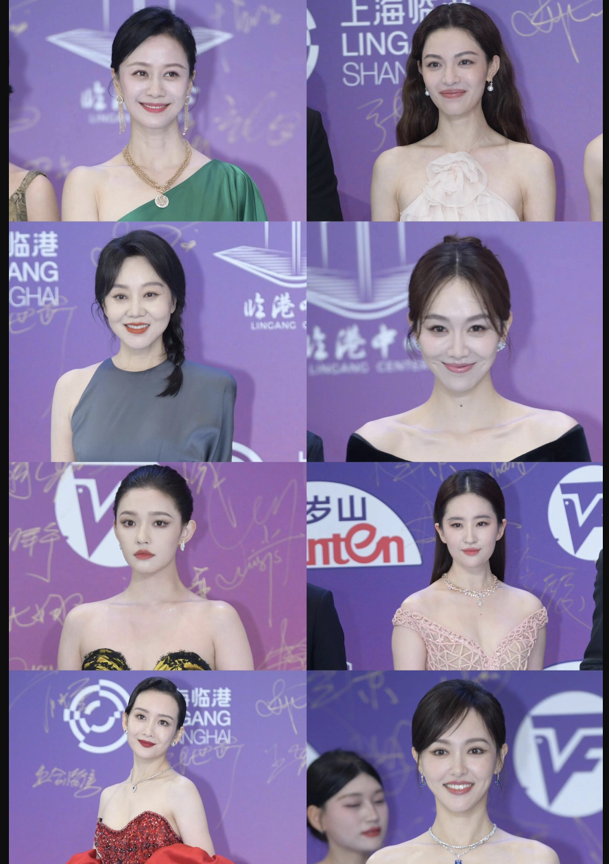 白玉兰红毯：刘亦菲珠圆玉润，万茜长发美翻了，王阳发言亮了-2021白玉兰走红毯