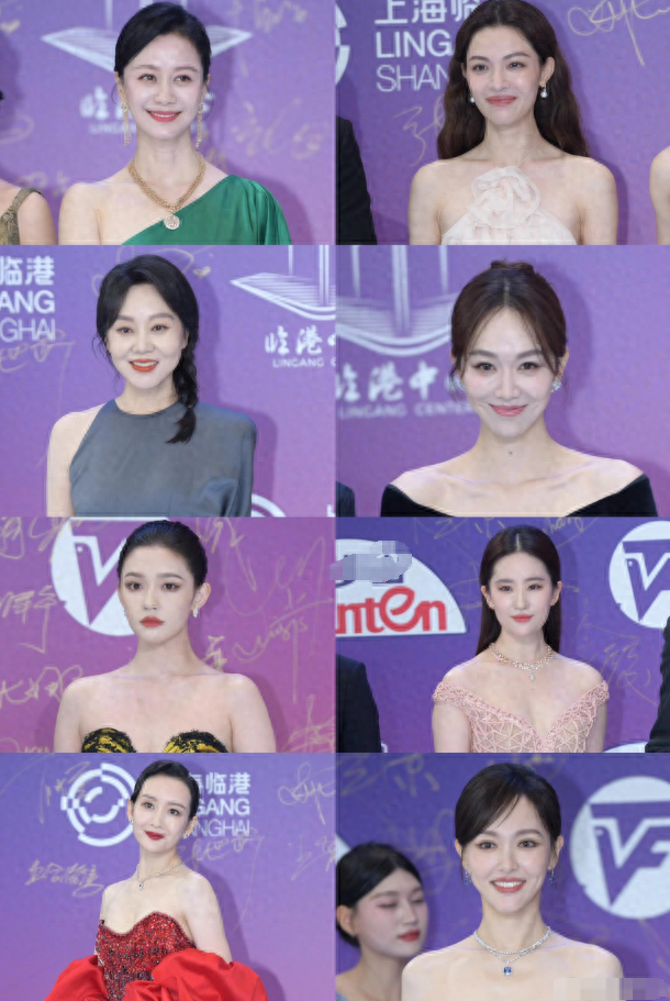 白玉兰红毯：万茜头发染绿，王鸥一脸福相，刘亦菲富态，唐嫣艳压-万茜2021