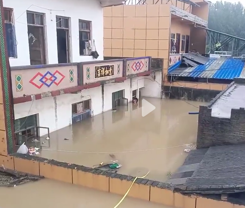 突发！南阳暴雨，沟平河满，花生全被淹玉米露头，前旱后涝太难了-河南花生的受灾情况