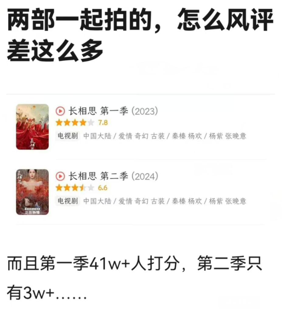 《长相思2》口碑逐渐失控！阿念被指才是大女主，杨紫被骂得好惨-长相思是小夭思念相柳吗