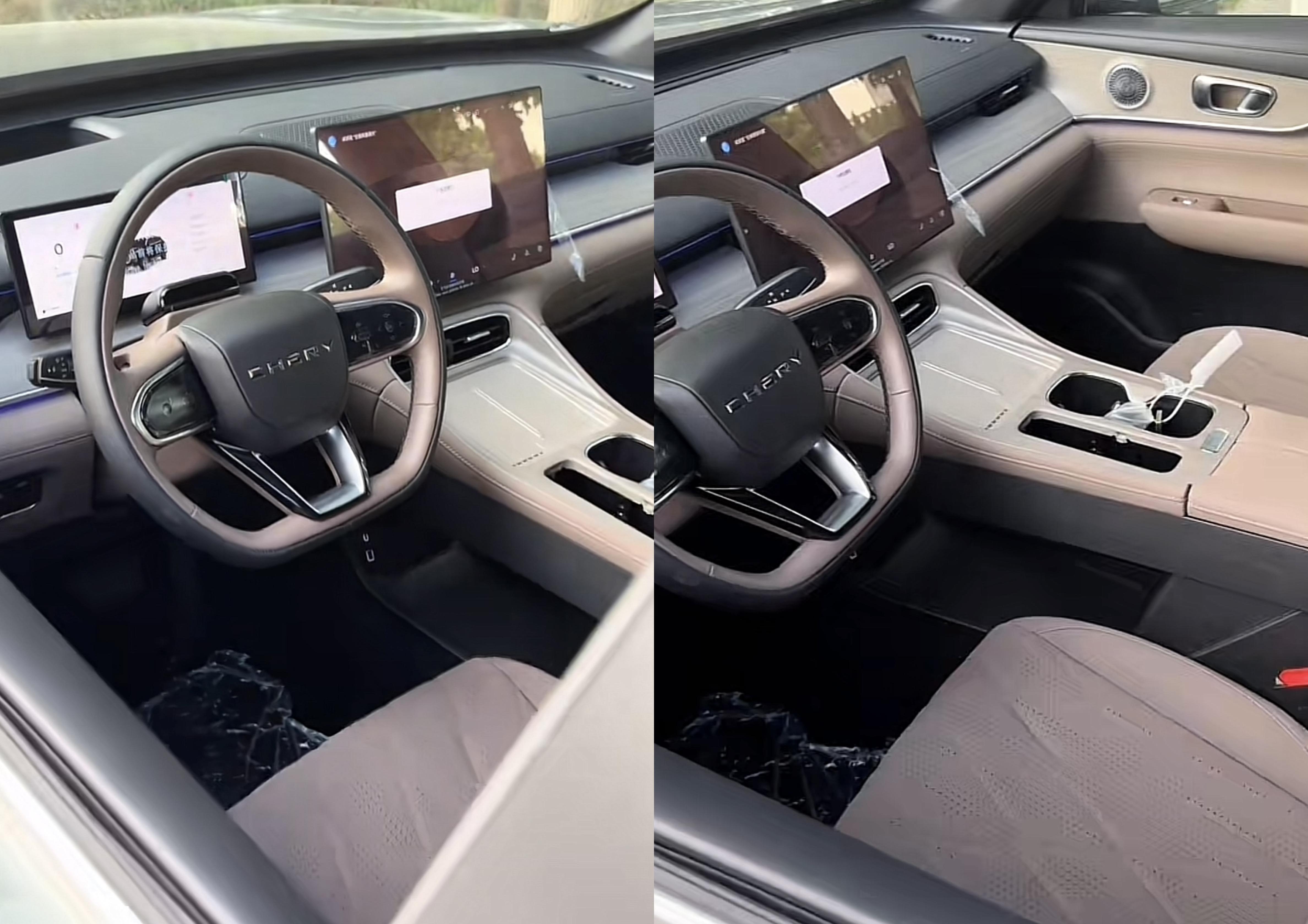 新款奇瑞瑞虎8 PLUS实车曝光，采用新前脸和新内饰-奇瑞瑞虎8plus2024款