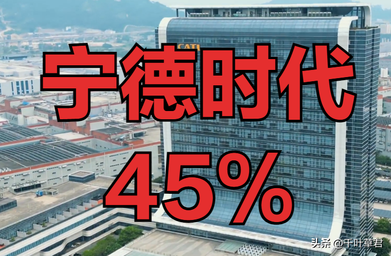 6月国内动力电池市场份额：宁德时代45%第1，比亚迪第2，LG第10-中国动力电池市场占比排名前四的企业是