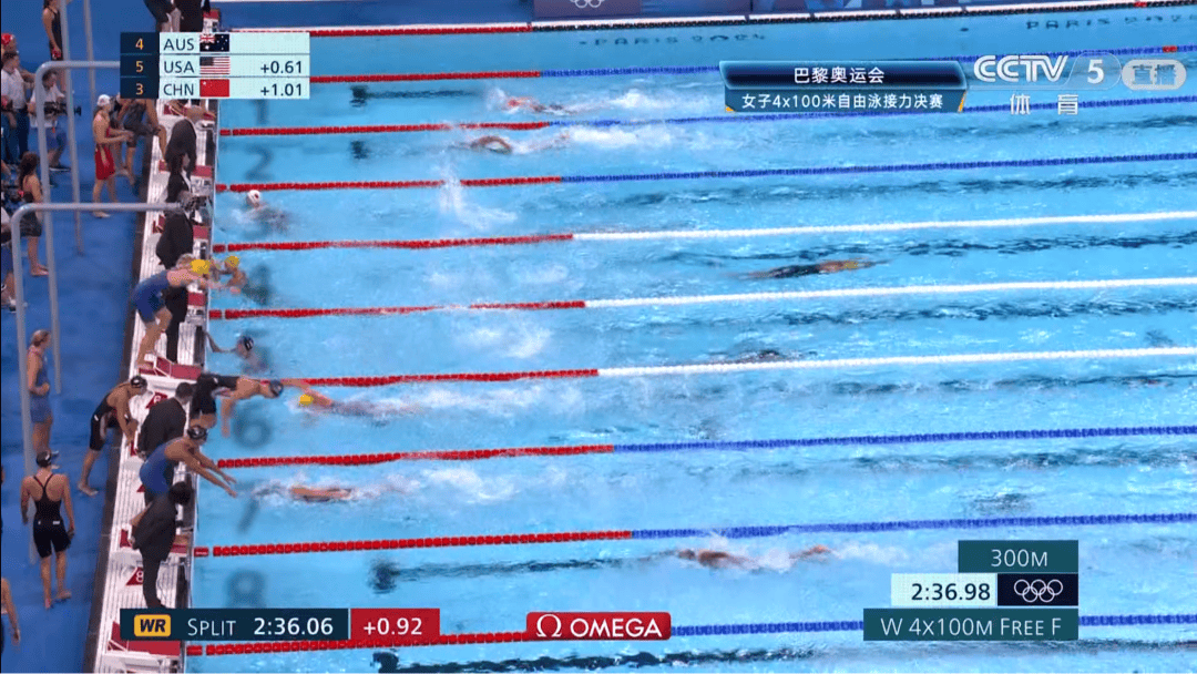 【奥运】打破亚洲纪录！女子4×100米自由泳接力获铜牌-女子4×200米自由泳接力赛