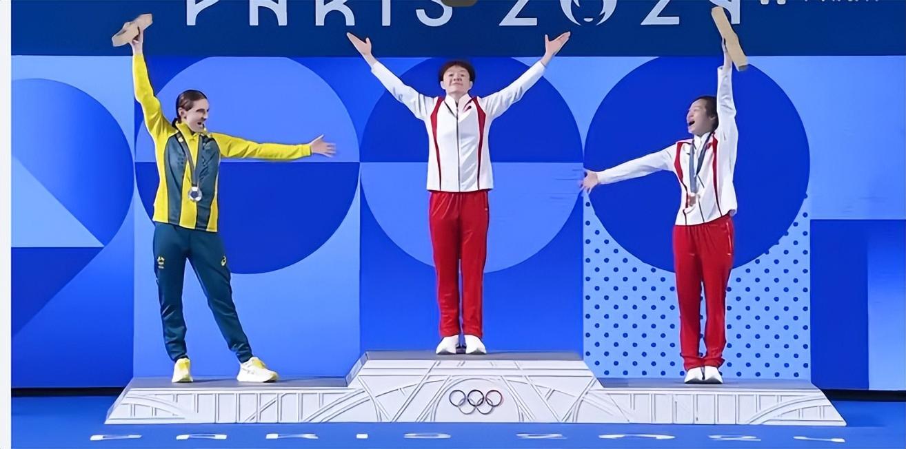 巴黎奥运陈艺文跳水金牌？广州塔为陈艺文亮灯？要被全红婵笑死了-陈艺文夺3米板冠军