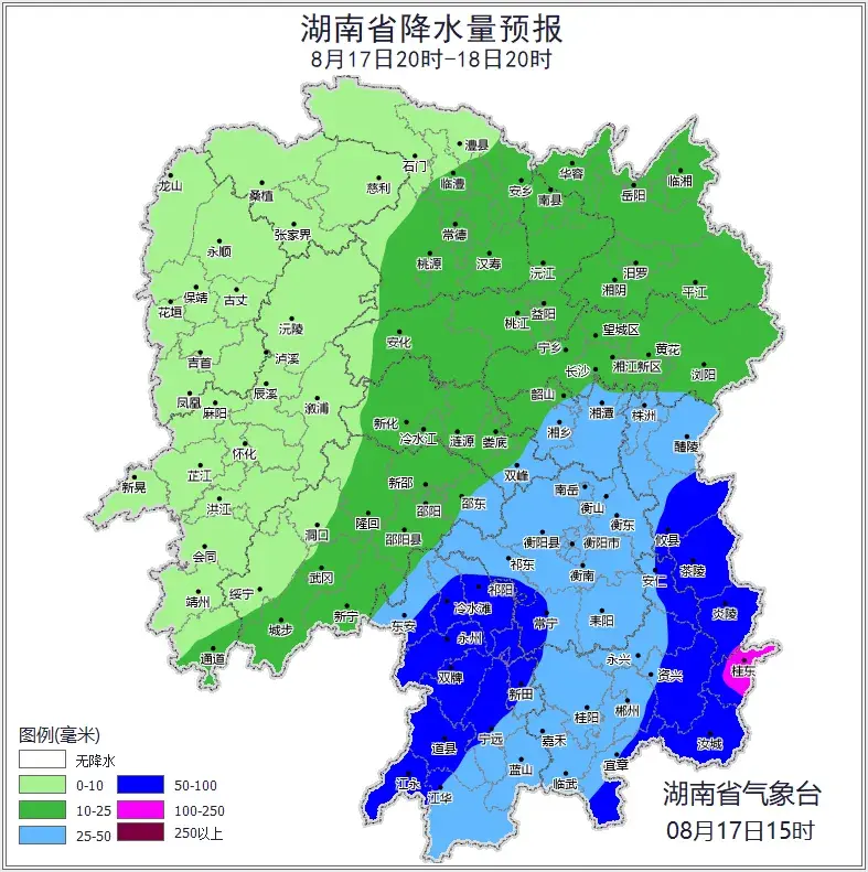 继续发布暴雨蓝色预警！永州、郴州等地有强降雨-郴州明天下不下雨
