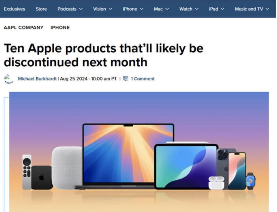 热闻｜下月起，iPhone 15 Pro等10款苹果产品谢幕！网友：再割一波“韭菜”-苹果2015pro