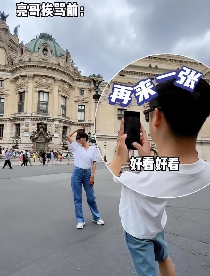 叶一茜母女现身巴黎，穿马面裙引老外围观，森碟身大头小下巴抢镜-叶一茜5到34岁