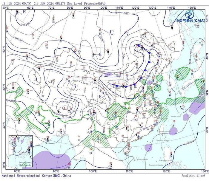冷空气确定，40度+将减少，北方暴雨出现，预报：南方降雨超长-冷空气南下时间