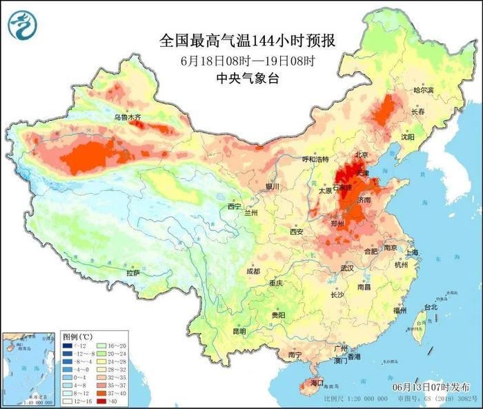 冷空气确定，40度+将减少，北方暴雨出现，预报：南方降雨超长-冷空气南下时间