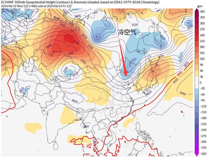 冷空气确定，40度+将减少，北方暴雨出现，预报：南方降雨超长-冷空气南下时间