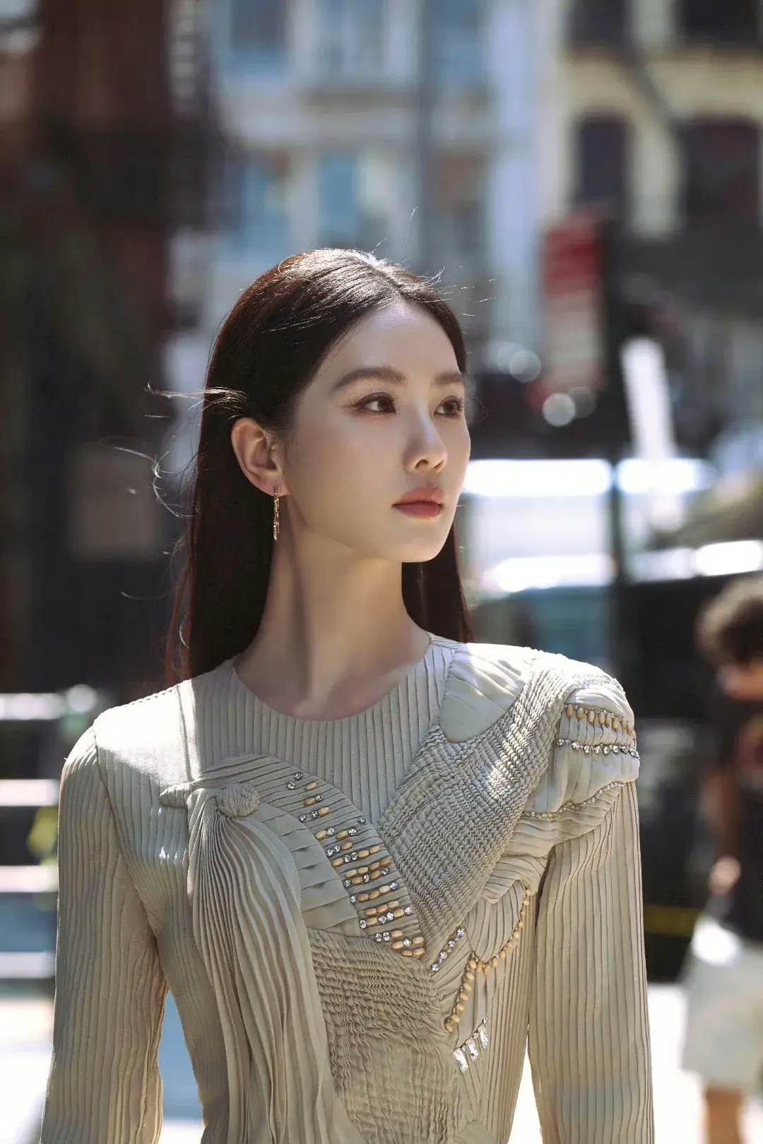 刘诗诗纽约街拍来袭！秋冬氛围感掌管者，气质这块拿捏得死死的~-刘诗诗服装设计师