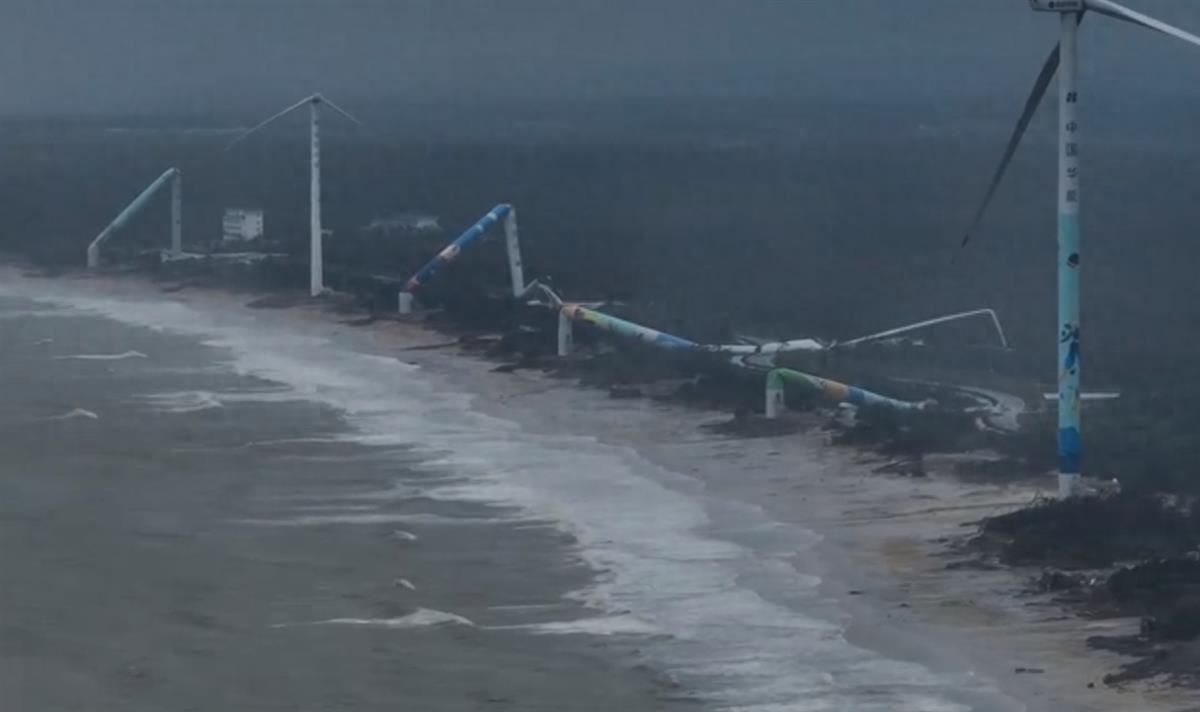 文昌多台造价千万的风机被“摩羯”吹断，市政府：正抓紧抢修通信、电力和道路-文昌风力发电地址在哪里