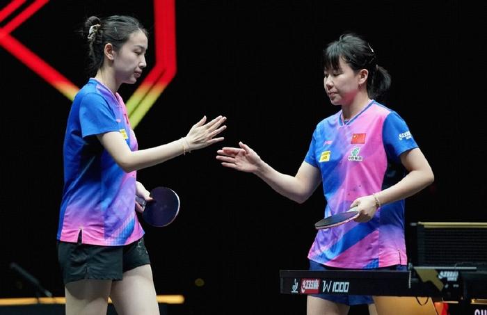 3-1！陈幸同钱天一女双夺冠，孙颖莎尽力了，王艺迪决赛两连败-陈幸同和孙颖莎